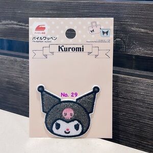 Sanrio Kuromi embroidery iron on patch